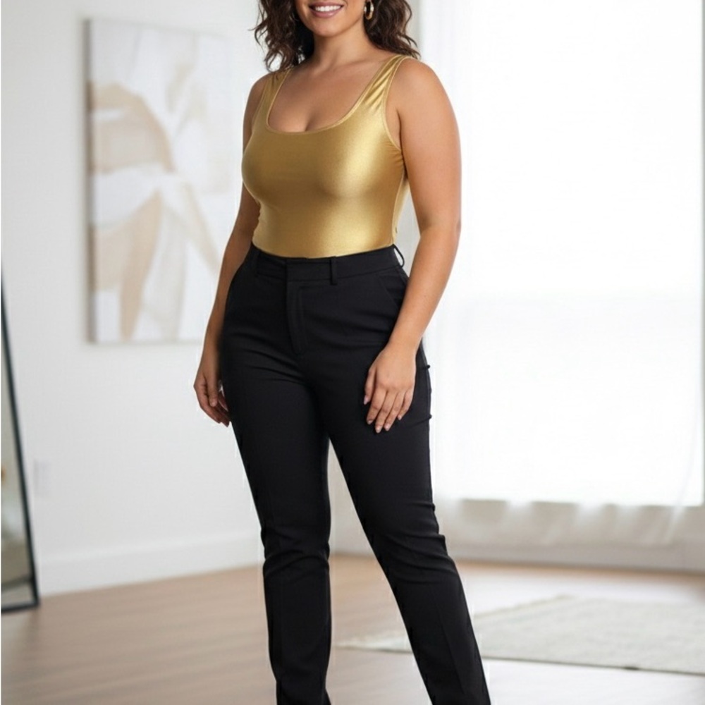 Gold bodysuit size 12